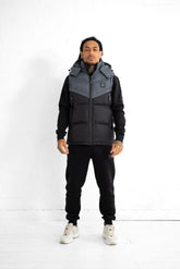 Foray Tower Padded Gilet - Black